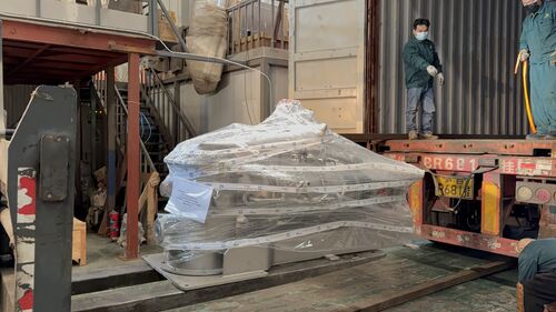 Latest company news about Dispatch Log ：AS241D HTHP Package Yarn Dyeing Machine to SRI LANKA