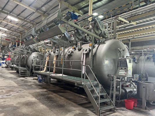 Low Liquor Ration Airflow Dyeing Machine Water Saving 380V/50HZ