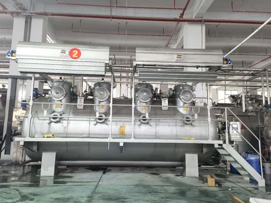 Bom preço. Máquina de tingimento de tecidos de fluxo total, alta temperatura e alta pressão, com baixa relação de banho em linha