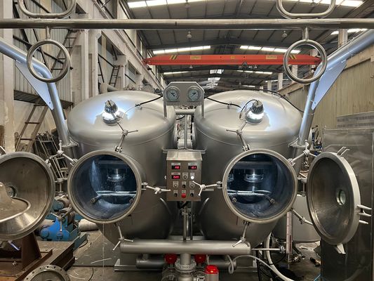 Un buon prezzo. Macchina per tintura industriale a doppio trabocco SUS316L ad alta temperatura in linea