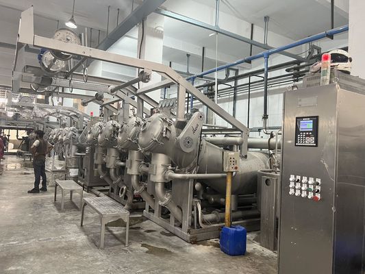 Un buon prezzo. Macchina per colorare tessuti in acciaio inossidabile a bassa percentuale di liquore in linea