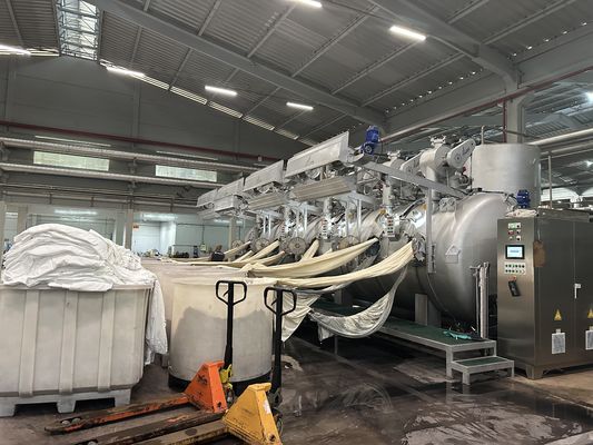 Harga yang bagus Low Liquor Ration Mesin Mewarnai Kain Mesin Mewarnai Kain 220V 50HZ daring