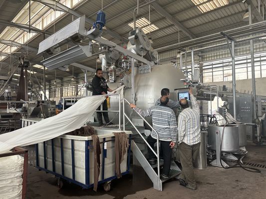 Un buon prezzo. Macchina per la tintura a flusso d'aria a basso consumo per lavori pesanti con controller SETEX747 in linea