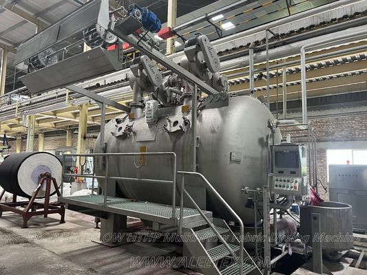 Un buon prezzo. Macchina per la tintura a flusso d'aria liquido a doppio uso Macchina per la tintura ad alta efficienza energetica in linea