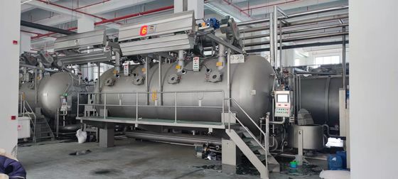 Un buon prezzo. Macchina per la tintura di filati HTHP ad alta efficienza con sistema di controllo completamente automatico in linea