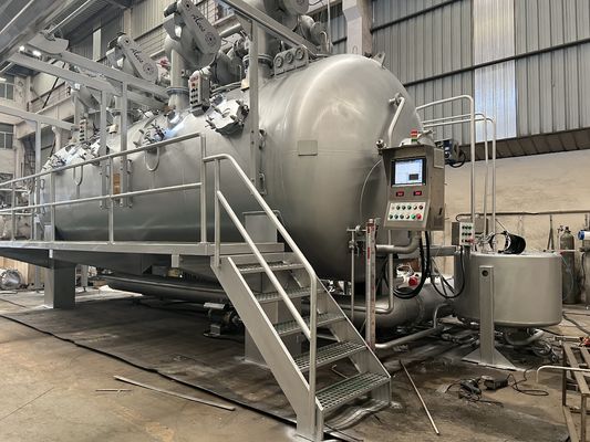 Giá tốt. Máy nhuộm tự động tiêu thụ thấp 400m/phút, máy nhuộm tỷ lệ dung dịch thấp trực tuyến