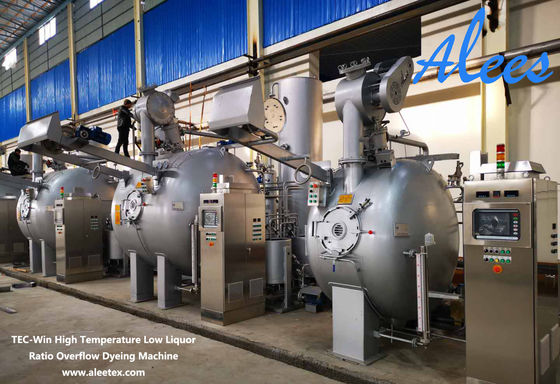 Harga yang bagus O Bentuk 220V 50HZ Mesin pewarnaan kain kapas Mesin pewarnaan tekanan tinggi daring