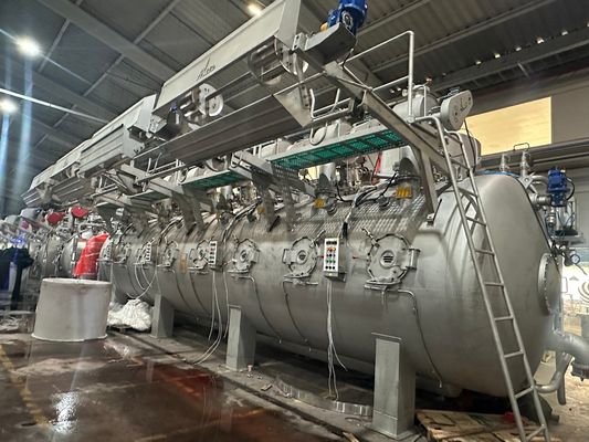 Good price 380V-50HZ Soft Flow Dyeing Machine Low Liquor Ration Tension With CE Certification online