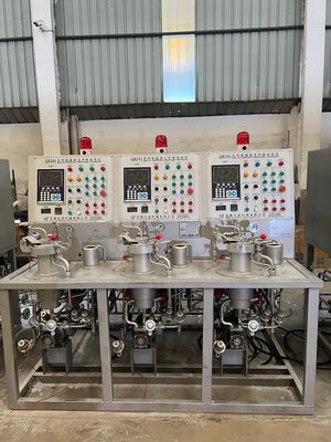 HTHP Energy Saving Full Automatic Control System Package Yarn Sample Dyeing Machine