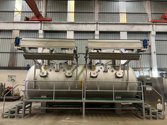 İyi bir fiyat. HTHP Yumuşak Akışlı Enerji tasarruflu Boyanma Makinesi SUS 316L Tam Otomatik çevrimiçi